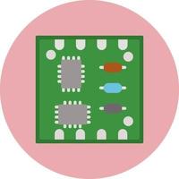 icono de vector de placa pcb