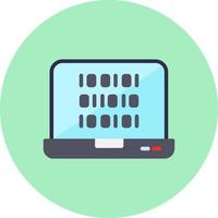 Binary Code Vector Icon
