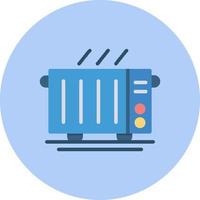 Electric Heater Vector Icon