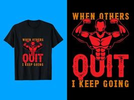 GYM T Shirt design, Men's Graphic Gym T-shirts, MOM Gym, Gym and Fitness Clothing. vector