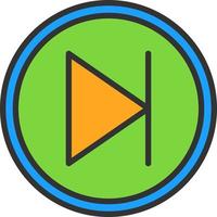 Next Button Vector Icon Design