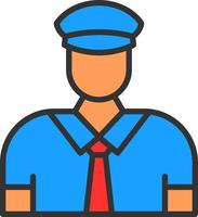 Steward Vector Icon Design