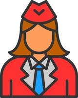 Hostess Vector Icon Design