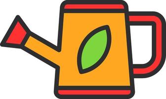 Watering Can Vector Icon Design