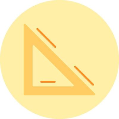 Triangular Scale Vector Icon