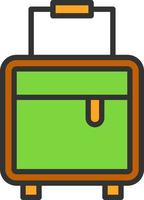 Luggage Vector Icon Design