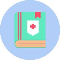 diseño de icono de vector de libro médico