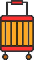 Baggage Vector Icon Design