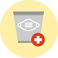 Dustbin Vector Icon Design