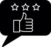 Good Feedback Vector Icon Design