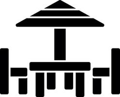 Sitting Area Vector Icon Design