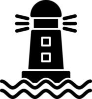 Lighthouse Vector Icon Design