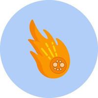 diseño de icono de vector de meteorito