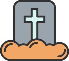 Tomb Vector Icon