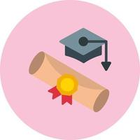 icono de vector de graduación