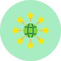 Global Network Vector Icon
