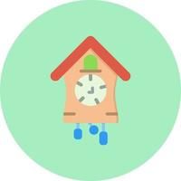 icono de vector de reloj de cuco