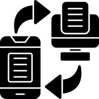 Data Transfer Vector Icon Design