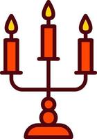 icono de vector de candelabro