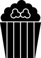 Pop Corn Vector Icon Design