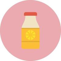 Juice Bottle Vector icon