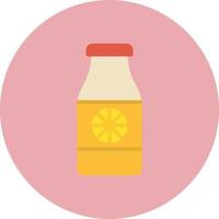 icono de vector de botella de jugo