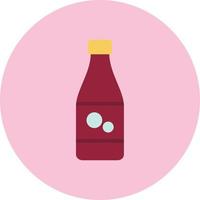 icono de vector de botella de vino