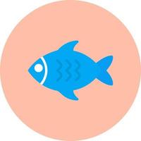 icono de vector de pescado