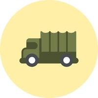 Military Truck  Vector Icon