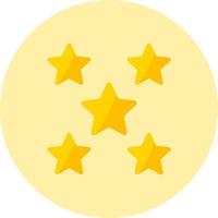 5 Stars Vector Icon