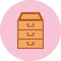 icono de vector de archivador