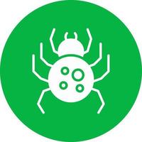 icono de vector de araña