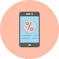 Interest Rate Vector  Icon