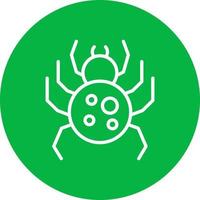 icono de vector de araña