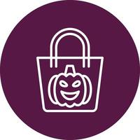 icono de vector de bolsa de compras