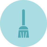 Flying Broom Vector Icon