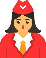Hostess Vector Icon Design