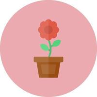 Flower Pot Vector Icon