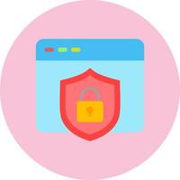 Web Security Vector Icon