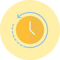 Back In Time Vector  Icon
