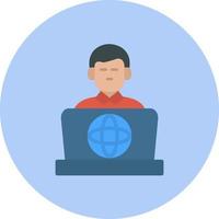 Internet Addiction Vector Icon