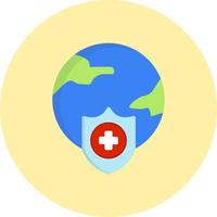 Global Protection Vector Icon Design