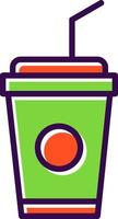 Plastic Cup Vector Icon Design