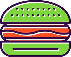 Sandwich Vector Icon Design