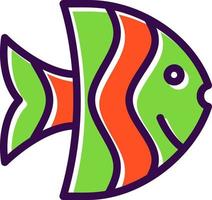 Angelfish Vector Icon Design