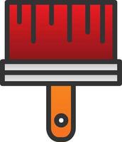 Paint Brush Vector Icon Design