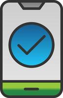 Checked Vector Icon Design