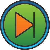 Next Button Vector Icon Design