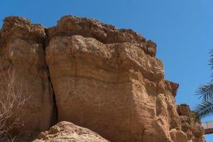 clear blue sky and a big sandy Mt. photo