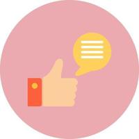 Good Feedback  Icon Design vector